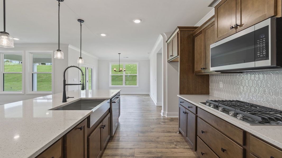 Furnished interior in a model home at Cottonwood Ridge in Piedmont (Image 7).