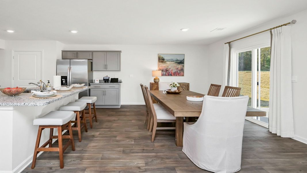 Furnished interior in a model home at Grand Oaks in Columbia (Image 21).