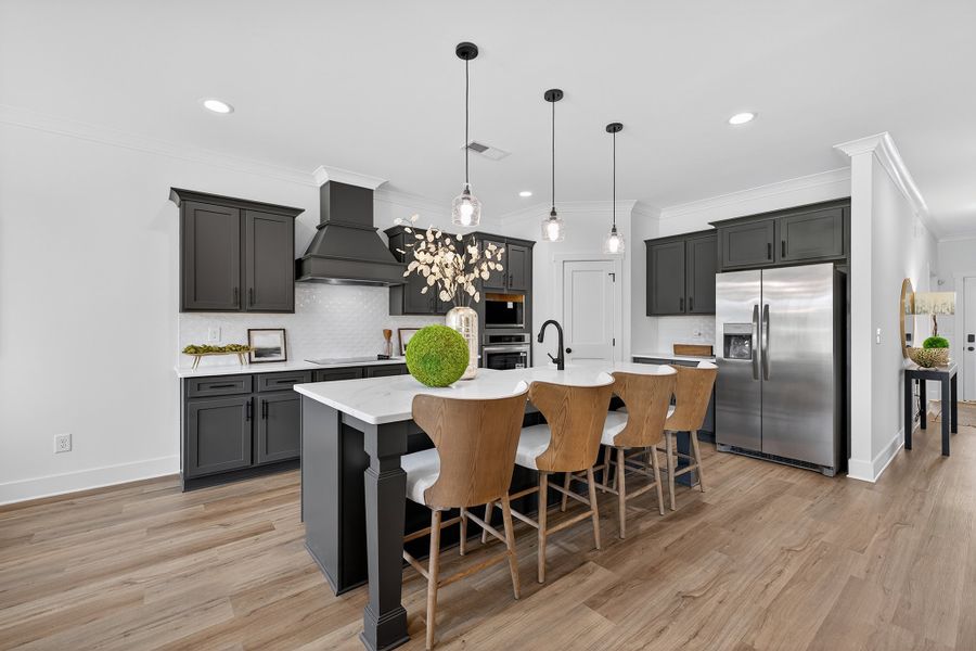 Furnished interior in a model home at Cotton Creek in Good Hope (Image 7).