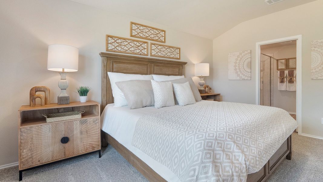 Furnished interior in a model home at Pecan Creek in Temple (Image 16).