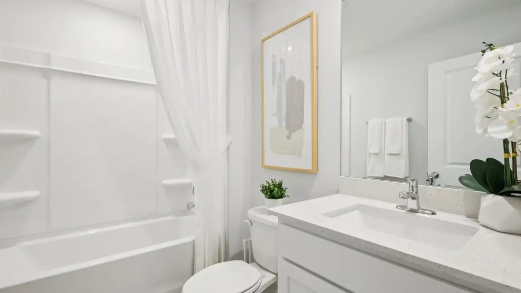Furnished interior in a model home at Northridge in Spring Hill (Image 21).