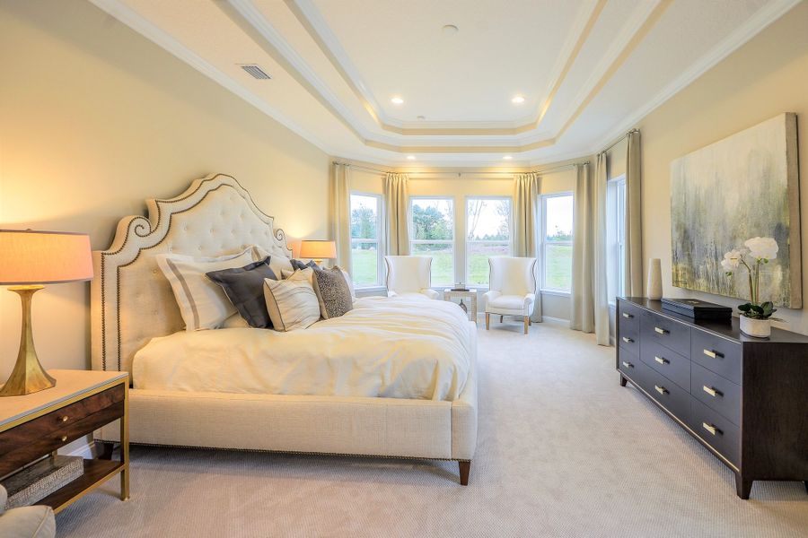 Furnished interior in a model home at Coral Ridge at Nocatee in Ponte Vedra (Image 21).