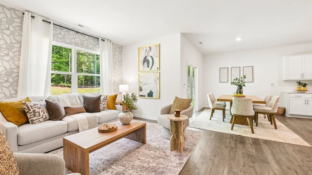 Furnished interior in a model home at The Villas at Laurel Oaks in Sanford (Image 19).