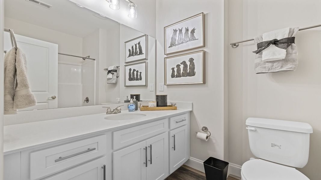 Furnished interior in a model home at Briargate in Fountain Inn (Image 15).