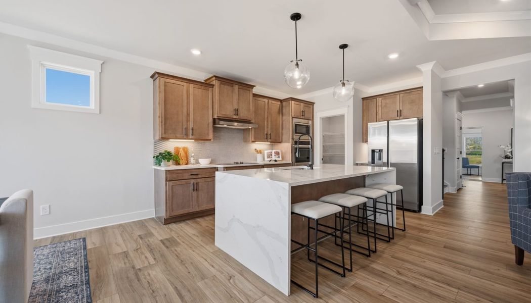 Furnished interior in a model home at Garland Meadows in Cartersville (Image 41).
