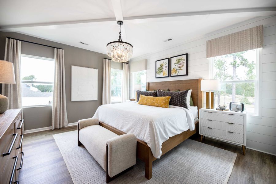 Furnished interior in a model home at The Knoll at White Oak in Garner (Image 13). Furnished interior in a model home at The Knoll at White Oak in Garner (Image 13).