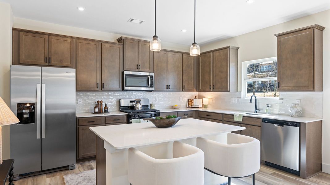 Furnished interior in a model home at Harbor Crest in Ooltewah (Image 13).