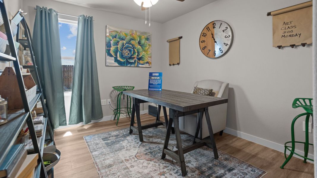 Furnished interior in a model home at Hampton Hills in Abilene (Image 22).