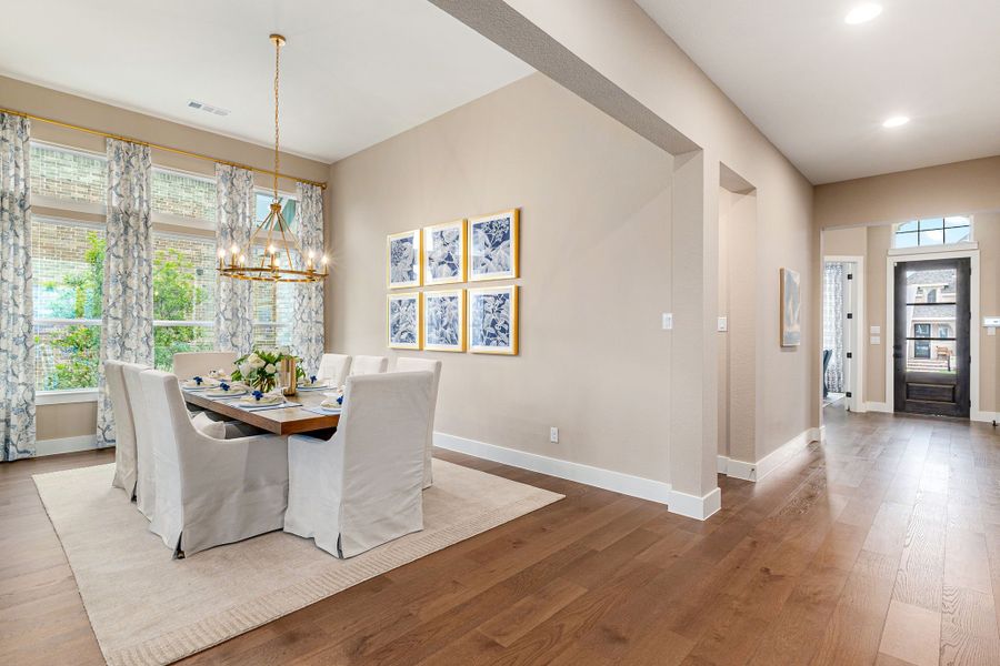 American Legend Homes 60' model in Wellington - Dining Area American Legend Homes 60' model in Wellington - Dining Area