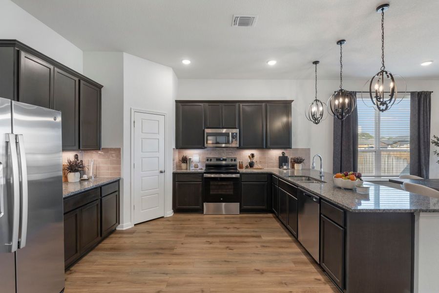 Furnished interior in a model home at Warrior's Legacy in Nolanville (Image 9). Furnished interior in a model home at Warrior's Legacy in Nolanville (Image 9).