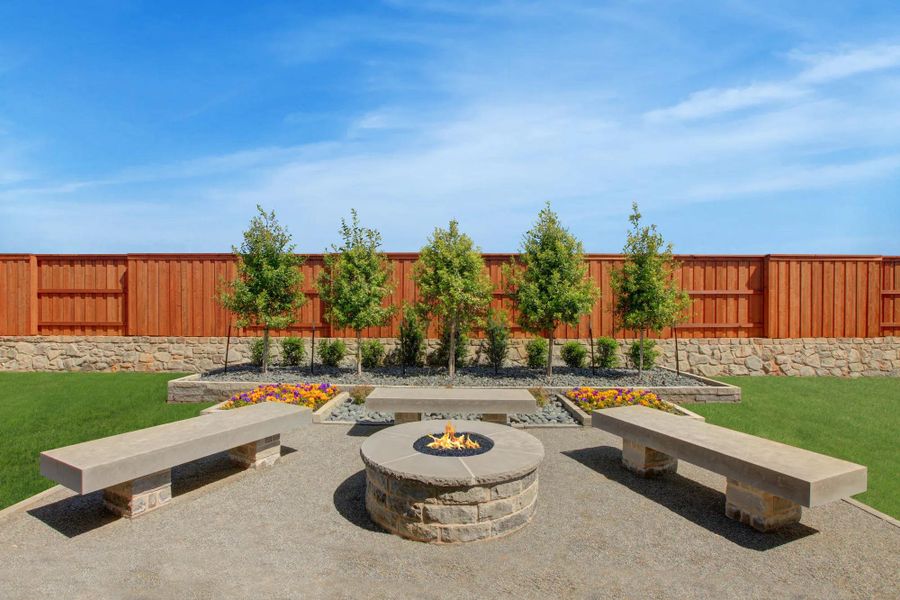 The Lauren II Outdoor Living Area The Lauren II Outdoor Living Area