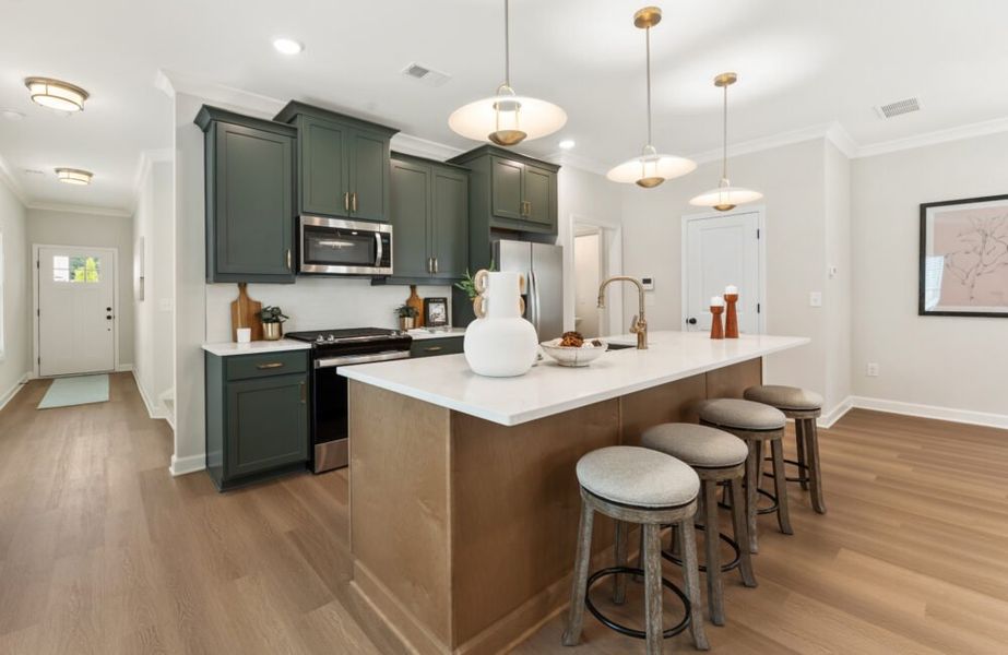 Furnished interior in a model home at Winsome Park in Woodstock (Image 3).