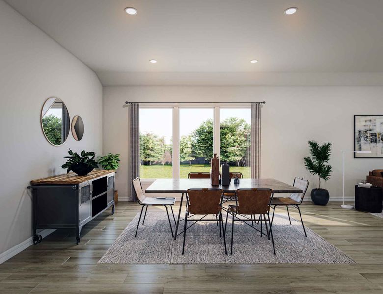 Furnished interior in a model home at Chatham Park in Pittsboro (Image 63).