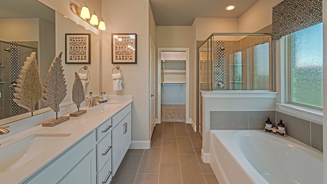 Furnished interior in a model home at Goodland in Midlothian (Image 8).