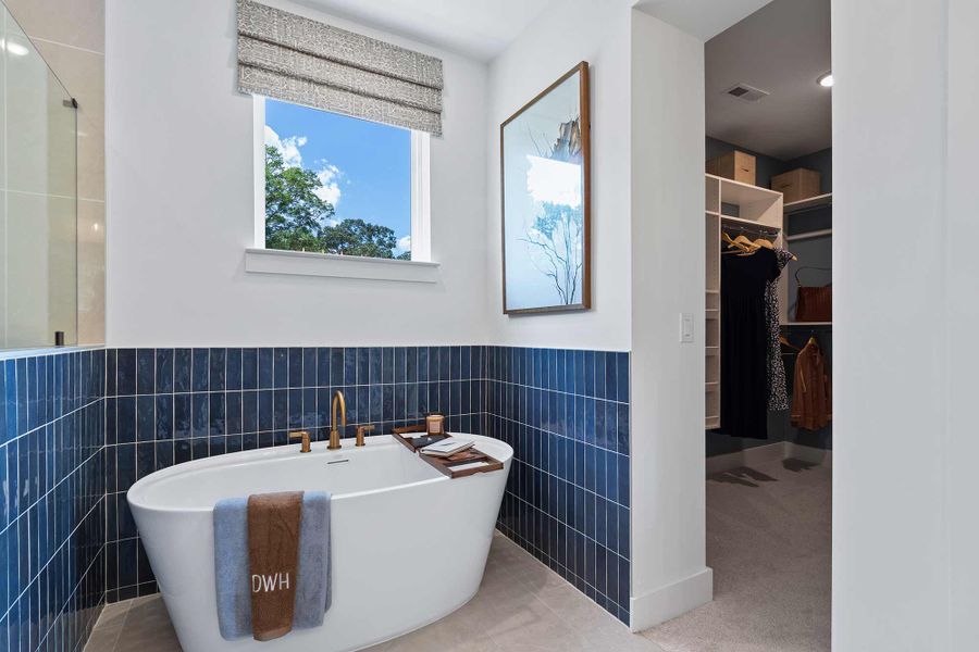 Furnished interior in a model home at Celesta in Decatur (Image 18).