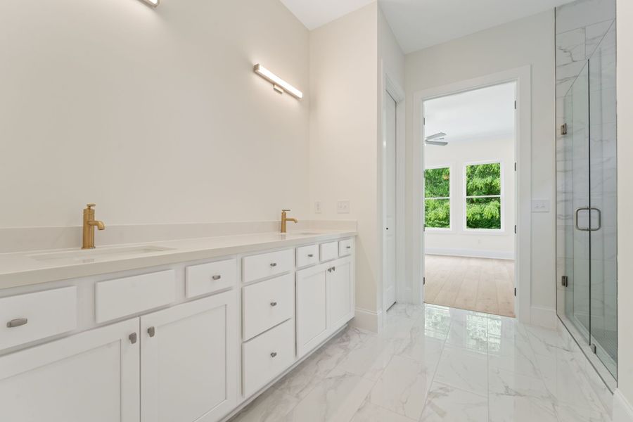 Furnished interior in a model home at Autumn Brook in Canton (Image 9). Furnished interior in a model home at Autumn Brook in Canton (Image 9).