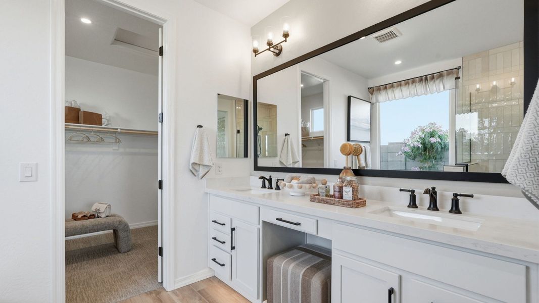 Furnished interior in a model home at Teravalis in Buckeye (Image 35).