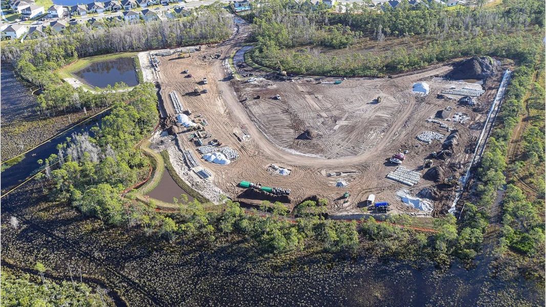 Site preparation and early development at The Cove at Park Trace in Stuart, FL (Image 17). Site preparation and early development at The Cove at Park Trace in Stuart, FL (Image 17).