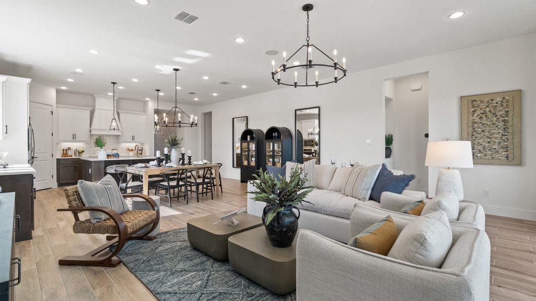 Furnished interior in a model home at Turnleaf 60' in Punta Gorda (Image 16).