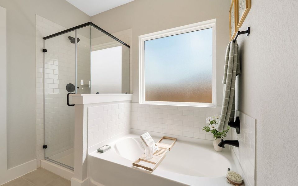 Furnished interior in a model home at Emberly in Beasley (Image 19).