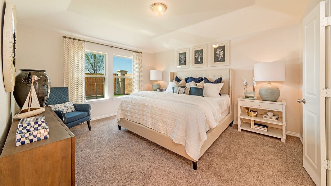 Furnished interior in a model home at Chalk Hill in Celina (Image 10).