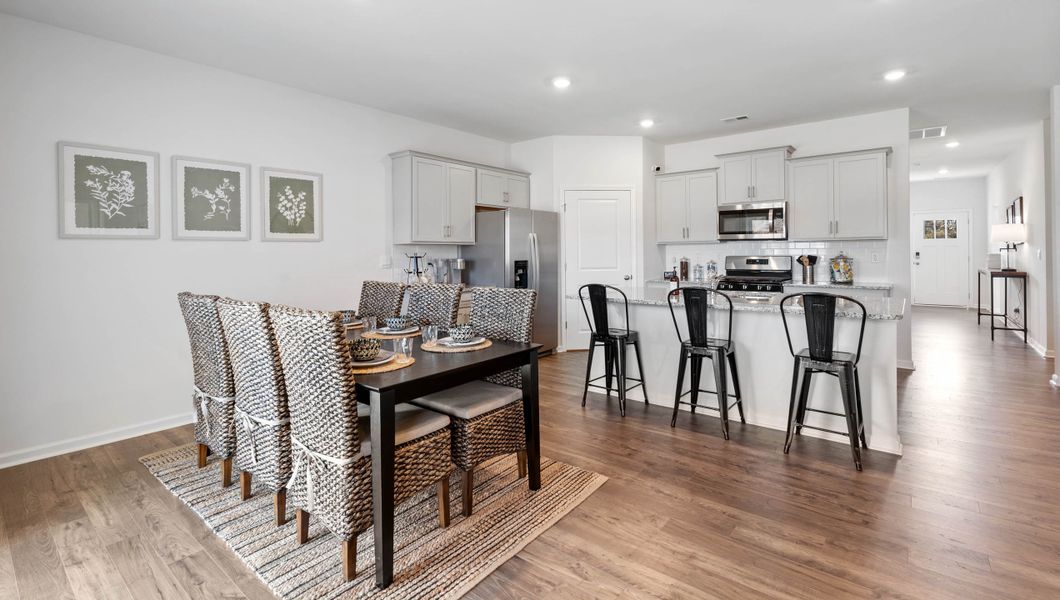 Furnished interior in a model home at Sage Grove in Lyman (Image 11).