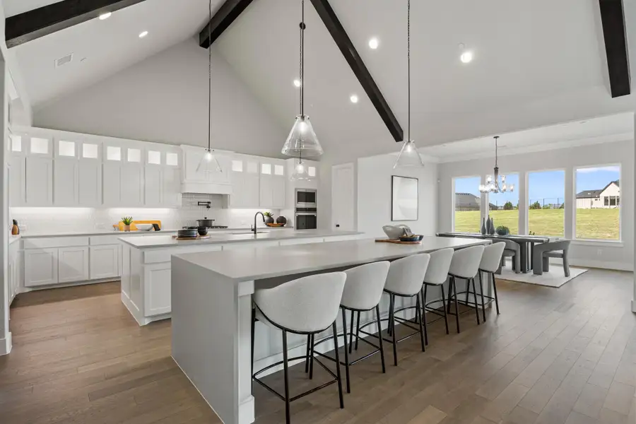 Furnished interior in a model home at Ridge Pointe Estates in McLendon-Chisholm (Image 4).