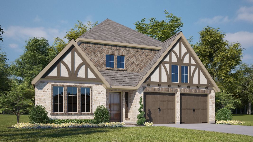 Front exterior of a home in the Two Step Farm community, located in Montgomery, TX (Image 13).