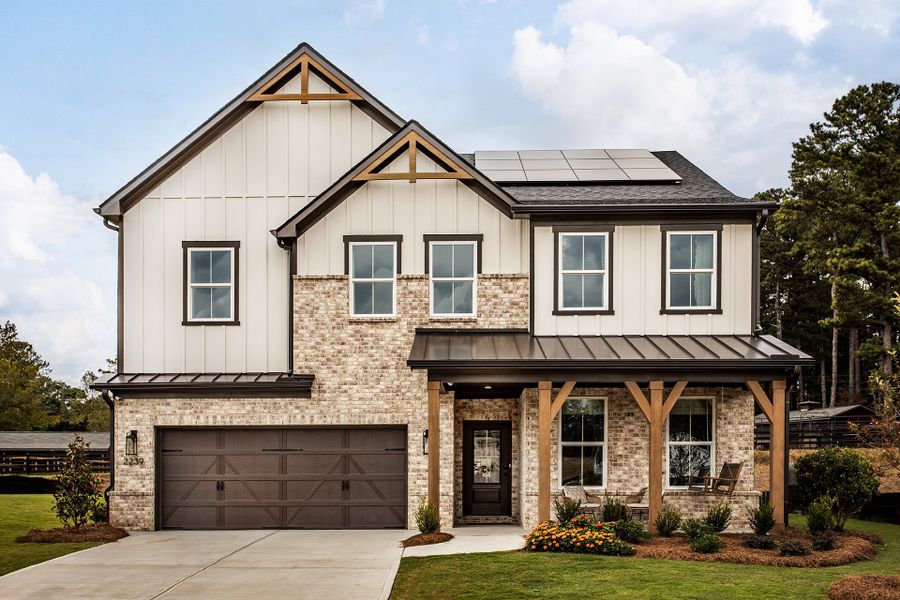 Front exterior of a home in the Wisteria at GreenHouse community, located in Marietta, GA (Image 2).