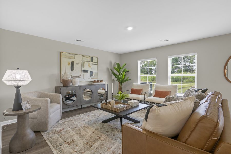 Furnished interior in a model home at Harmon Terrace in Hopkins (Image 19).
