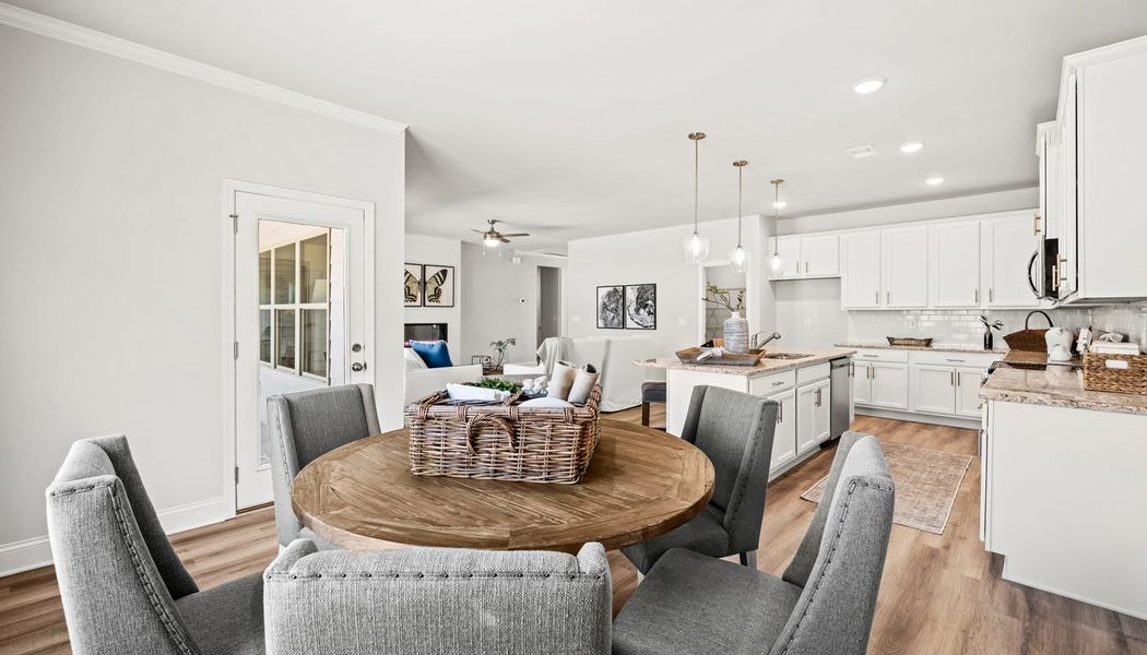 Furnished interior in a model home at Chimney Oaks in Homer (Image 28). Furnished interior in a model home at Chimney Oaks in Homer (Image 28).