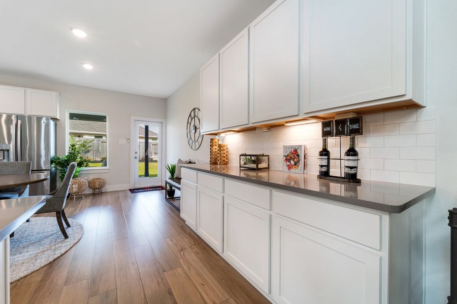 Furnished interior in a model home at Glen Oaks in Magnolia (Image 20). Furnished interior in a model home at Glen Oaks in Magnolia (Image 20).