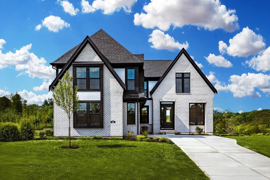 Front exterior of a home in the Hidden Fields community, located in Hoschton, GA (Image 2).