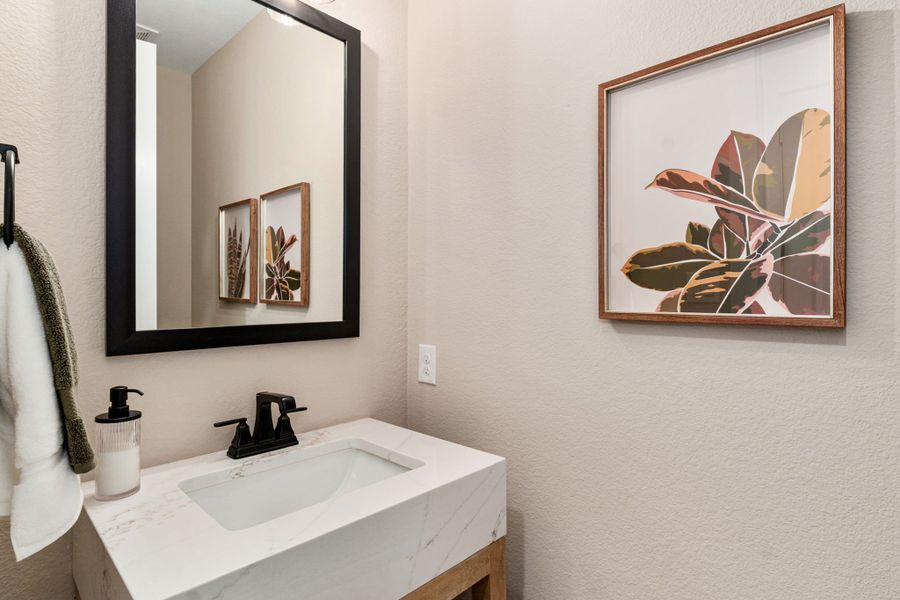 American Legend Homes 50' model in Wellington - Powder Bath American Legend Homes 50' model in Wellington - Powder Bath