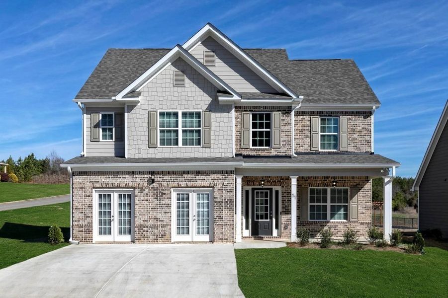 Front exterior of a home in the Killian Manor at The Adares community, located in Adairsville, GA (Image 7).