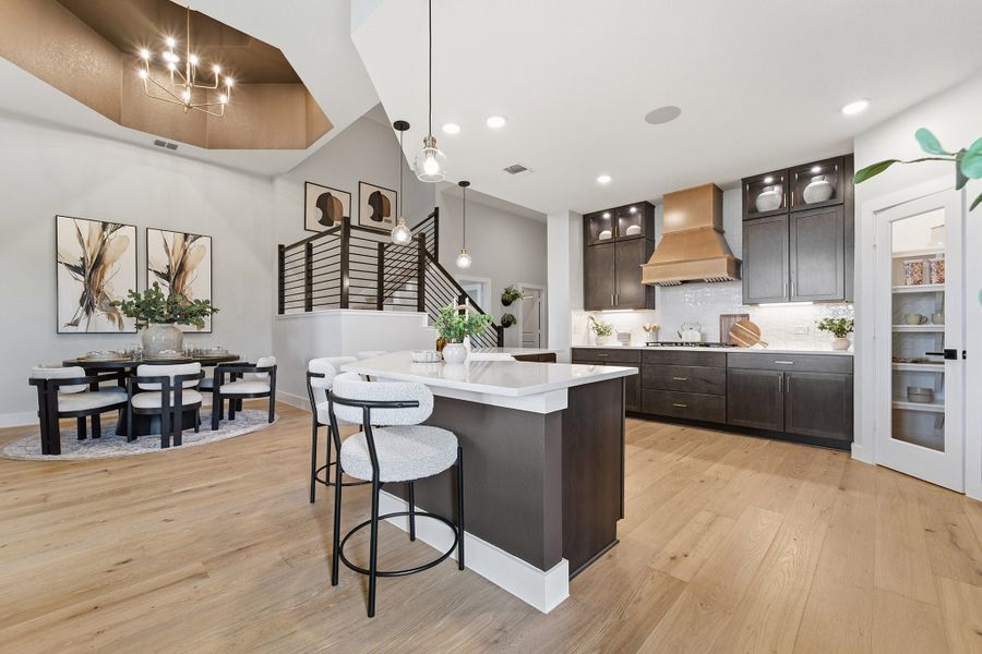 Furnished interior in a model home at Hickory Ridge Estates in Elmendorf (Image 18).