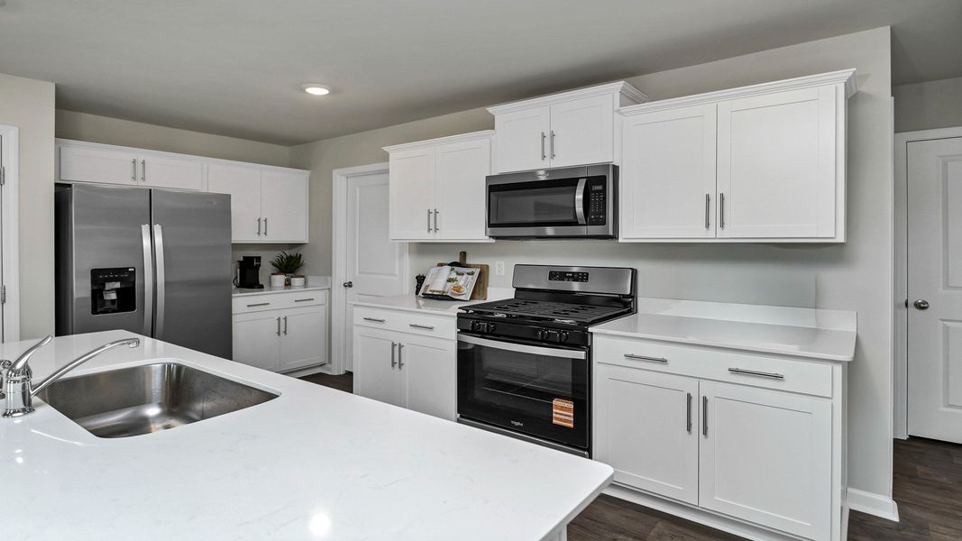 Furnished interior in a model home at Ferry Grove in Lexington (Image 6).