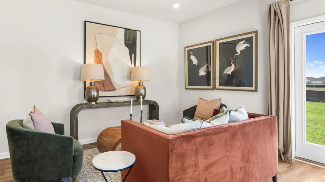 Furnished interior in a model home at Abilene Acres in Tallahassee (Image 36).