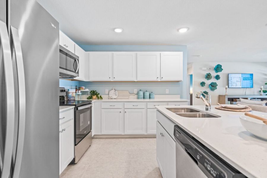 Furnished interior in a model home at Port Charlotte in Port Charlotte (Image 18).