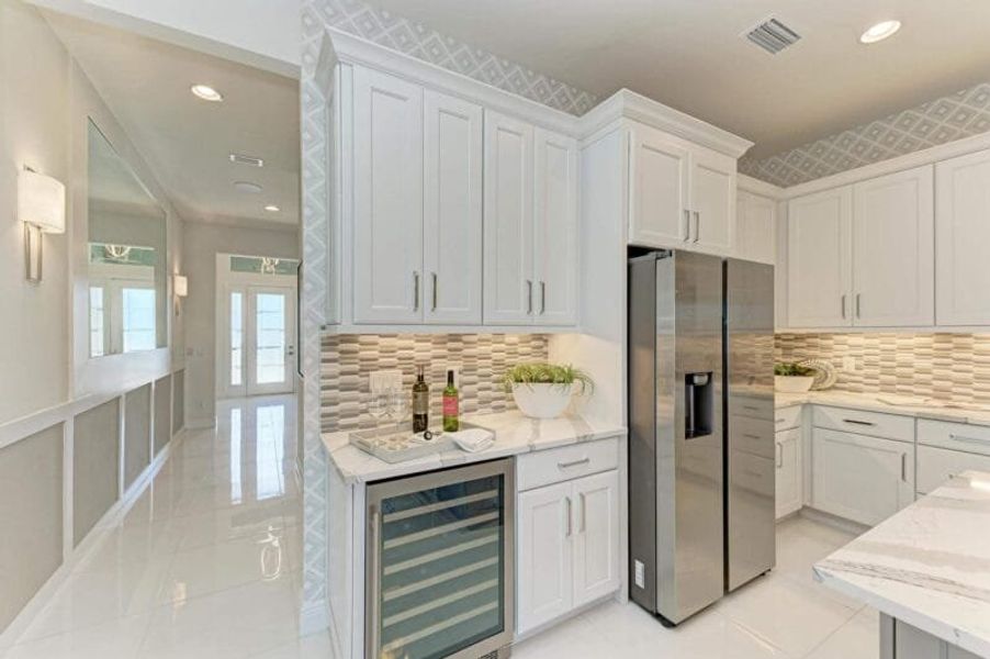 Furnished interior in a model home at The Willows in Parrish (Image 42). Furnished interior in a model home at The Willows in Parrish (Image 42).