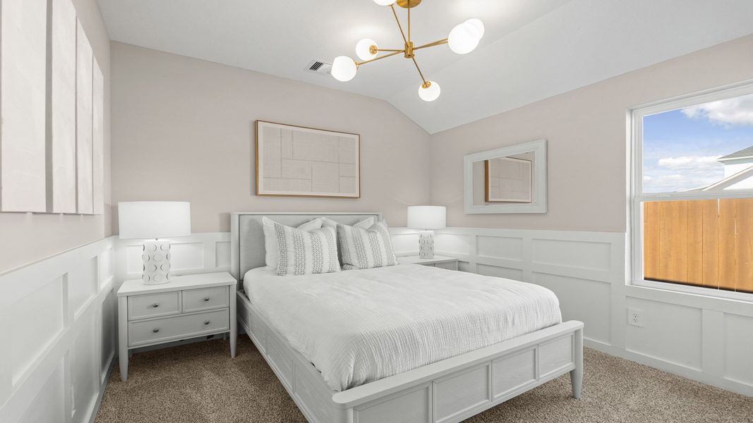 Furnished interior in a model home at Sunterra Lakes in Brookshire (Image 22).