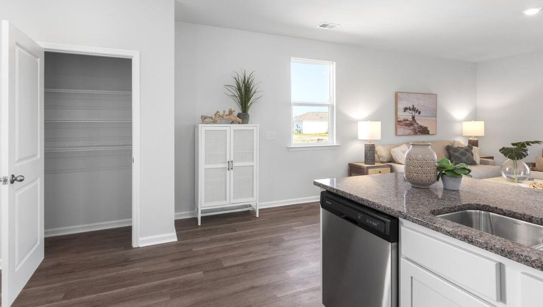 Furnished interior in a model home at Lockwood Landing in Supply (Image 7). Furnished interior in a model home at Lockwood Landing in Supply (Image 7).