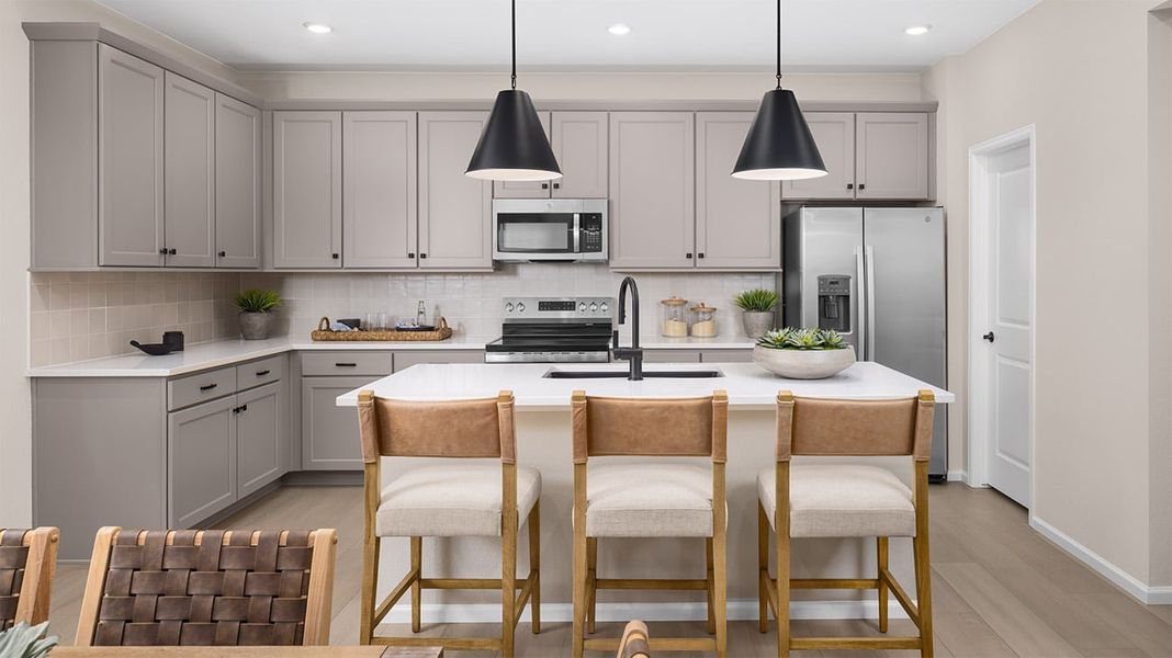 Furnished interior in a model home at The Legacy Collection at Talon Pointe in Thornton (Image 8). Furnished interior in a model home at The Legacy Collection at Talon Pointe in Thornton (Image 8).