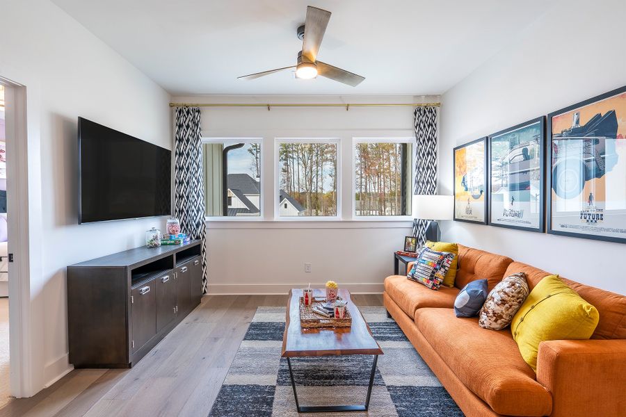 Furnished interior in a model home at Ellis in Marietta (Image 25).