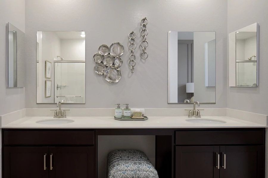 Furnished interior in a model home at Sanctuary at Stonebridge Manor in Waddell (Image 9).