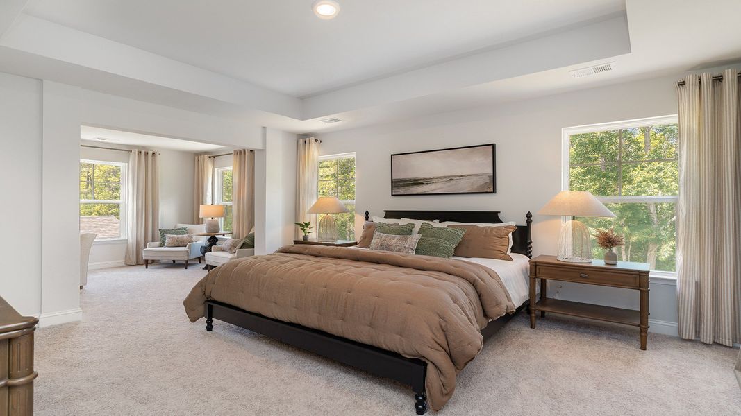 Furnished interior in a model home at Livingston Woods in Irmo (Image 6).