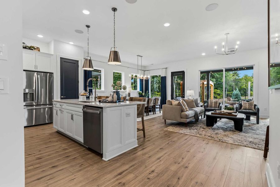 Furnished interior in a model home at Lanier Landing - Retreat Collection in Gainesville (Image 8).