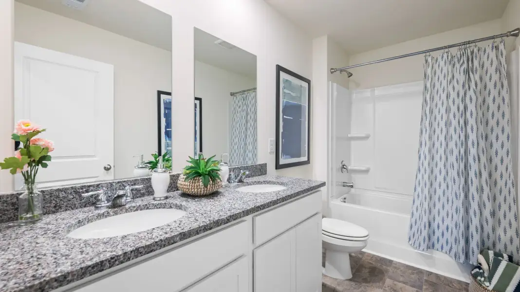 Furnished interior in a model home at Lillie Acres in Chattanooga (Image 24).