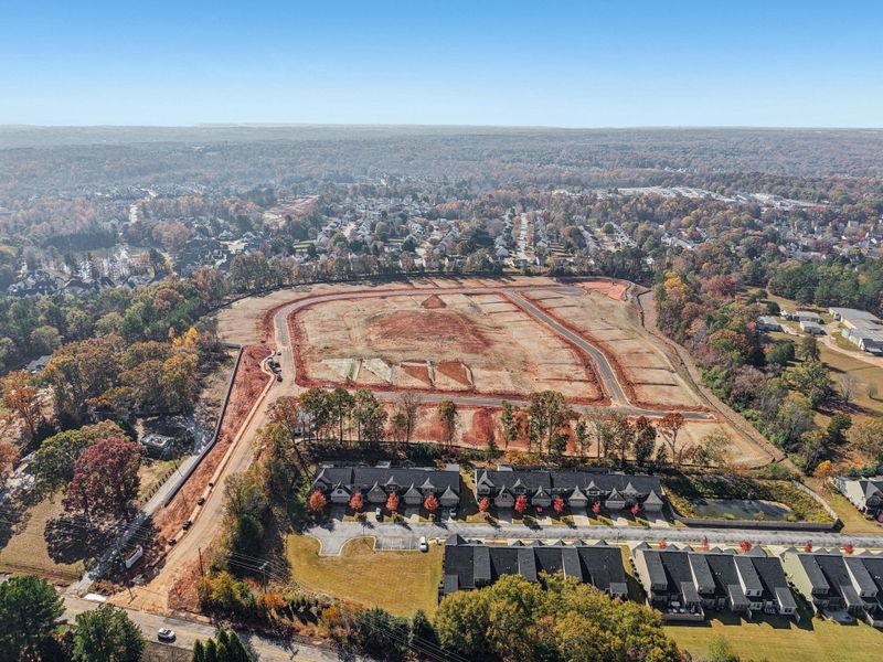 Site preparation and early development at Arbor Gate in Simpsonville, SC (Image 21).