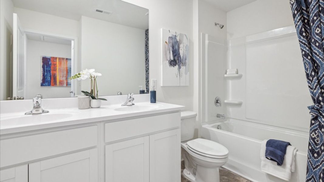 Furnished interior in a model home at Southwood in Morristown (Image 24).